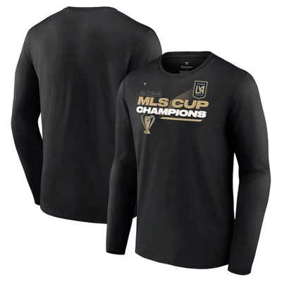 Fanatics Branded Black Lafc 2022 Mls Cup Champions Locker Room Long Sleeve T-shirt
