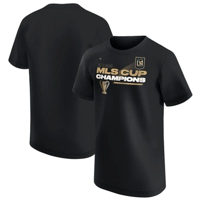 Fanatics Kids' Youth  Branded Black Lafc 2022 Mls Cup Champions Locker Room T-shirt