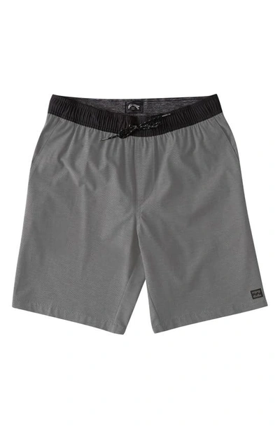 Billabong Crossfire Stretch Shorts In Grey