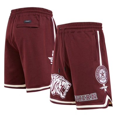 Pro Standard Maroon Texas Southern Tigers University Classic Shorts