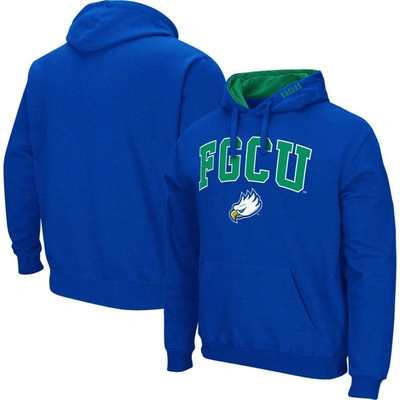 Colosseum Men's  Blue Florida Gulf Coast Eagles Arch & Logo Pullover Hoodie