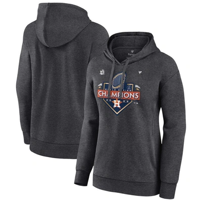 Fanatics Branded Heather Charcoal Houston Astros 2022 World Series Champions Locker Room Pullover Ho