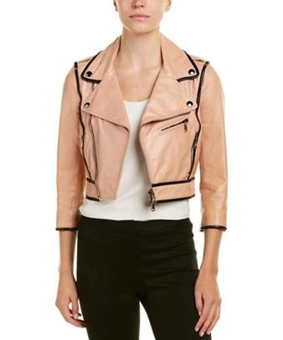 Red Valentino Leather Jacket In Nocolor
