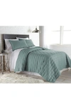Southshore Fine Linens Premium Collection Vilano Brickyard Quilt Set In Steel Blue