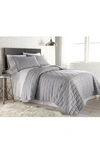 Southshore Fine Linens Premium Collection Vilano Brickyard Quilt Set In Grey