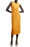 Mango Robe In Orange