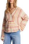 Billabong Juniors' Baja Beach Pullover In Bright Poppy