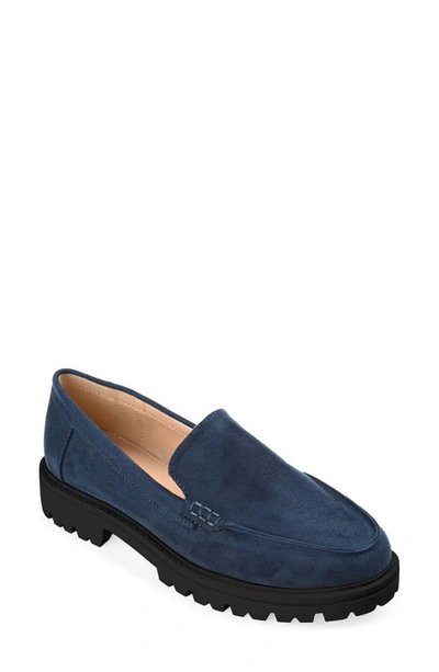 Journee Collection Erika Tru Comfort Foam Loafer In Navy