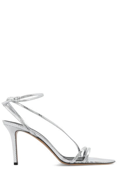 Isabel Marant Axee Sandals In Silver