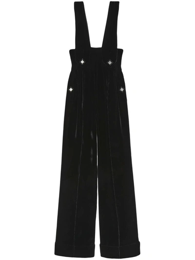 Gucci Silk Viscose Jumpsuit With Cuffs In New