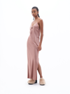 Filippa K Satin Slip Dress In Pink