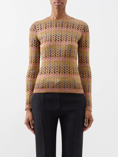 Valentino Women's Optical Jacquard Sweater In Multicolor