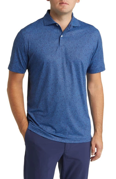 Peter Millar Men's Crafted Amos Jersey Performance Polo Shirt In Navy