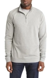 Peter Millar Men's Crown Comfort Cotton Quarter-zip Classic-fit Pullover In Light Grey