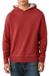 Lucky Brand Duo Fold Hoodie In Pink