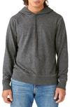 Lucky Brand Duo Fold Hoodie In Grey