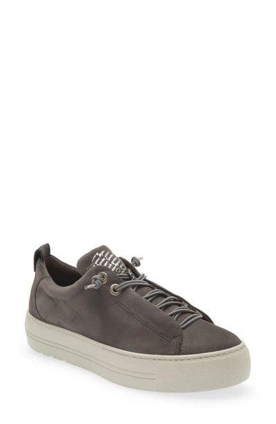 Paul Green Faye Sneaker In Iron Nubuck