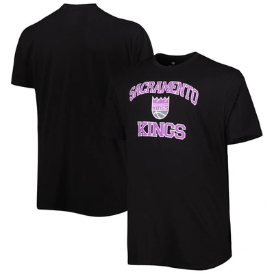 Profile Men's Black Sacramento Kings Big And Tall Heart And Soul T-shirt