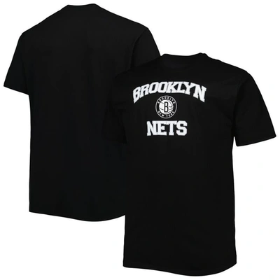 Profile Black Brooklyn Nets Big & Tall Heart & Soul T-shirt