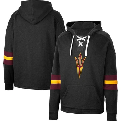 Colosseum Black Arizona State Sun Devils Lace-up 4.0 Pullover Hoodie