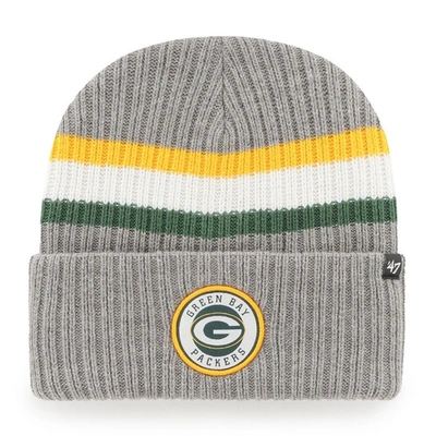 47 '  Gray Green Bay Packers Highline Cuffed Knit Hat