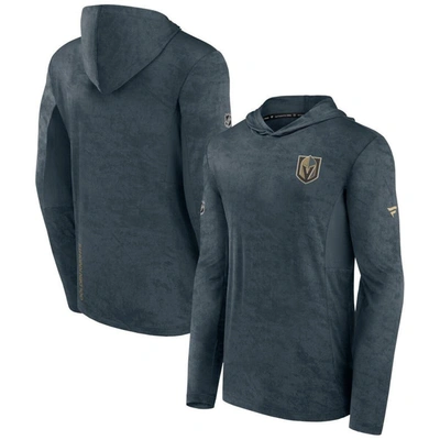 Fanatics Branded Gray Vegas Golden Knights Authentic Pro Rink Camo Pullover Hoodie