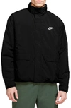 Nike Reversible Winterized Zip Jacket In Black