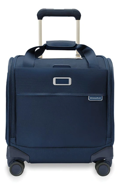 Briggs & Riley Baseline Cabin Spinner Carry-on Bag In Navy