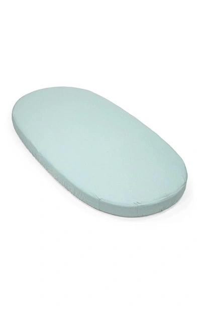 Stokke Sleepi V3 Bed Fitted Sheet In Sage