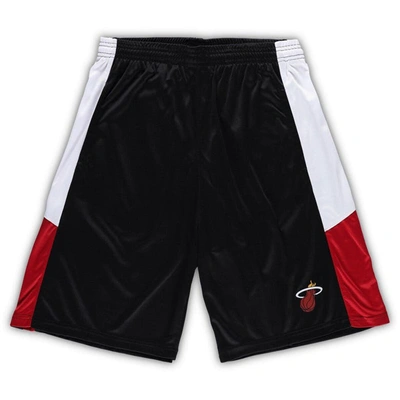 Fanatics Branded Black Miami Heat Big & Tall Champion Rush Practice Shorts