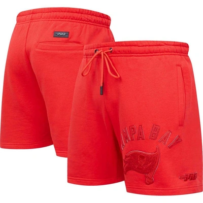 Pro Standard Tampa Bay Buccaneers Triple Red Shorts