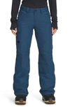 The North Face Freedom Waterproof Insulated Pants In Shady Blue