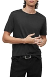 John Varvatos Charles Regular Fit Silk Shirt In Black
