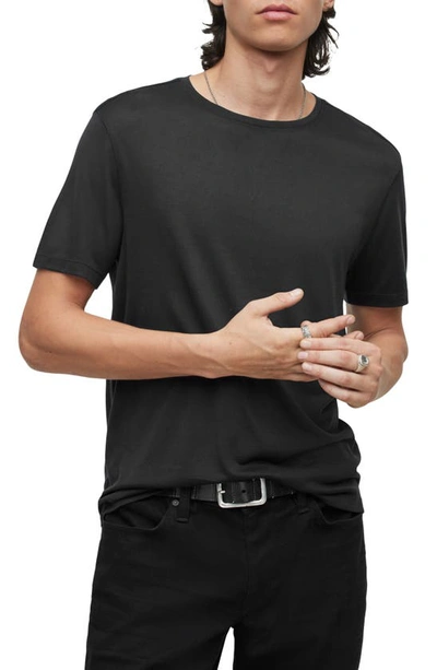 John Varvatos Charles Regular Fit Silk Shirt In Black
