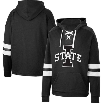 Colosseum Black Iowa State Cyclones Lace-up 4.0 Pullover Hoodie