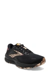 Brooks Adrenaline Gts 22 Sneaker In Black/brown/cheetah