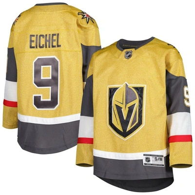 Outerstuff Kids' Youth Jack Eichel Gold Vegas Golden Knights Home Premier Player Jersey