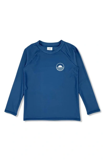 Feather 4 Arrow Babies' Icon Long Sleeve Rashguard In Navy