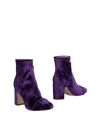 Polly Plume Ankle Boot In Purple