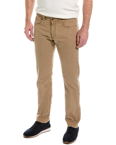 Ballin Weathered Canvas Pant In Brown