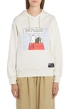 Moncler X Peanuts Graphic Hoodie Sweater In Bianco