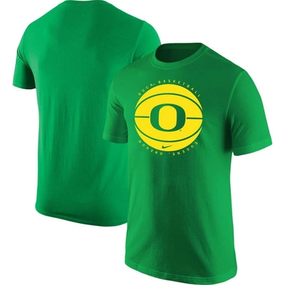 Nike Green Oregon Ducks Basketball Team Issue T-shirt
