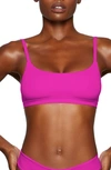 Skims Fits Everybody Scoop Neck Bralette In Fuschia