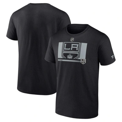 Fanatics Branded Black Los Angeles Kings Authentic Pro Core Collection Secondary T-shirt