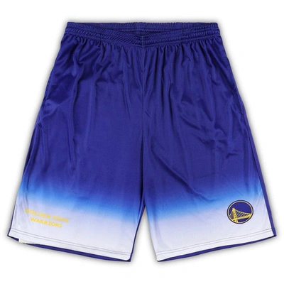 Fanatics Branded Royal Golden State Warriors Big & Tall Fadeaway Shorts