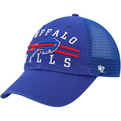 47 ' Royal Buffalo Bills Highpoint Trucker Clean Up Snapback Hat