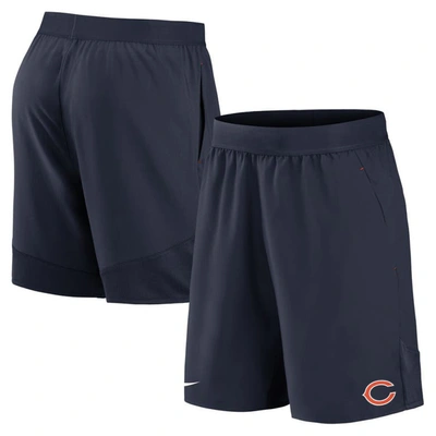 Nike Navy Chicago Bears Stretch Woven Shorts