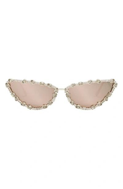 Dior Miss B1u Sunglasses In Gold / Brown Mirror