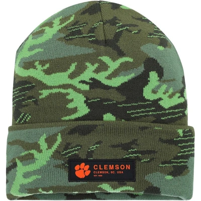 Nike Camo Clemson Tigers Veterans Day Cuffed Knit Hat