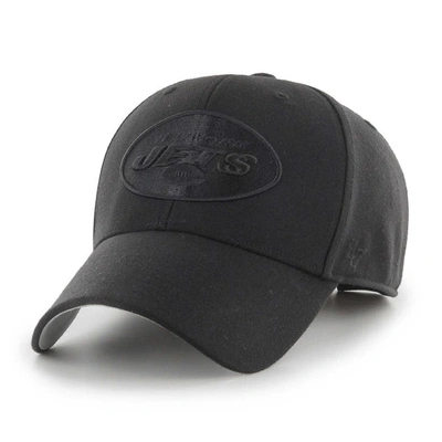 47 ' Black New York Jets  Tonal Mvp Adjustable Hat